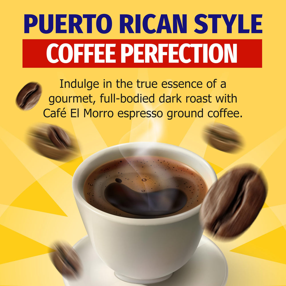 Cafe El Morro bulk pack of ground coffee for daily brewing