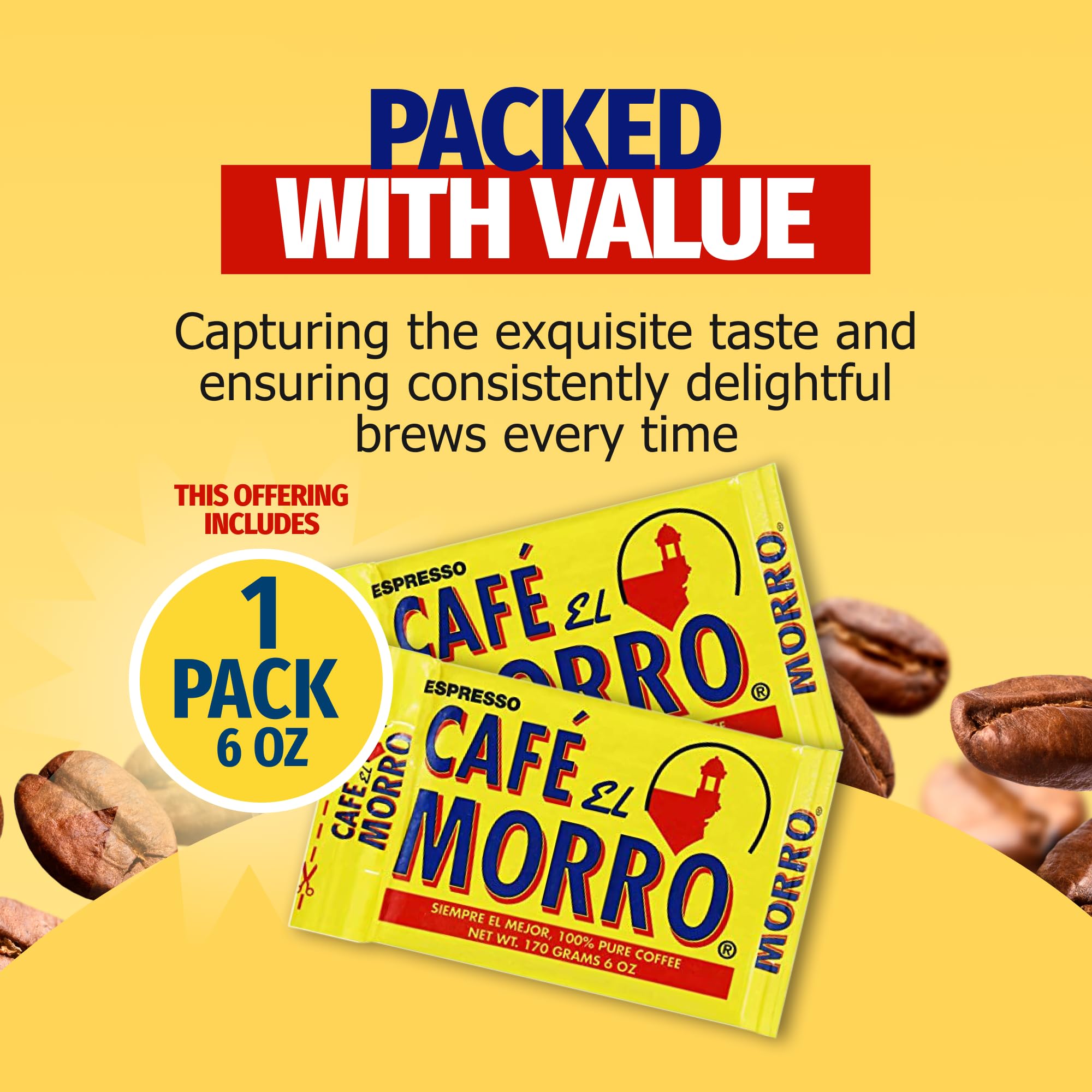 Home espresso machine brewing Cafe El Morro dark roast for a bold daily ritual.