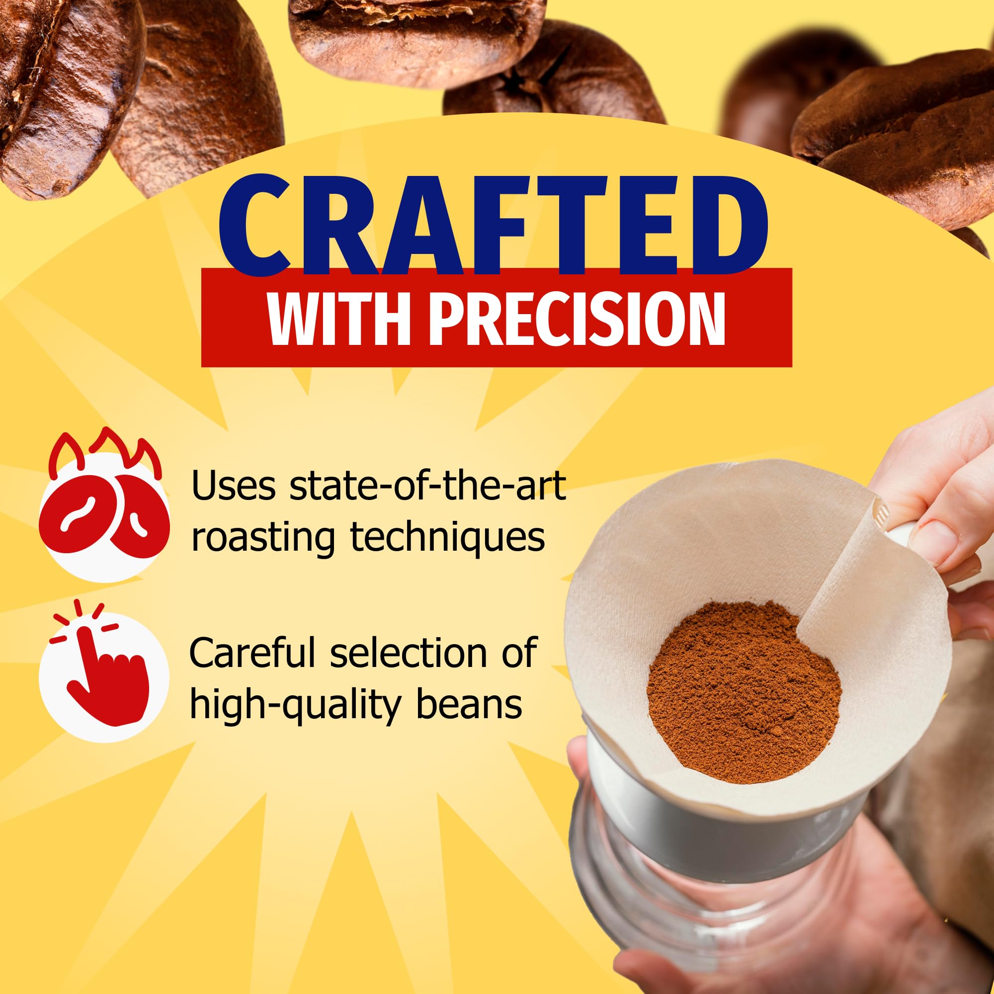 Cafe El Morro moka pot espresso-use image suggests versatile, quick espresso at home.