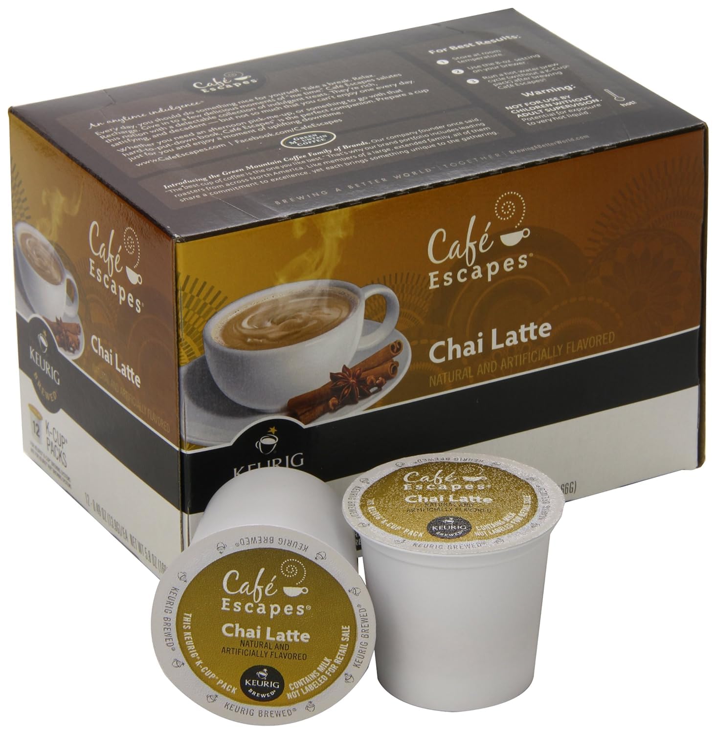 Café Escapes chai latte spice notes awaken cozy moments