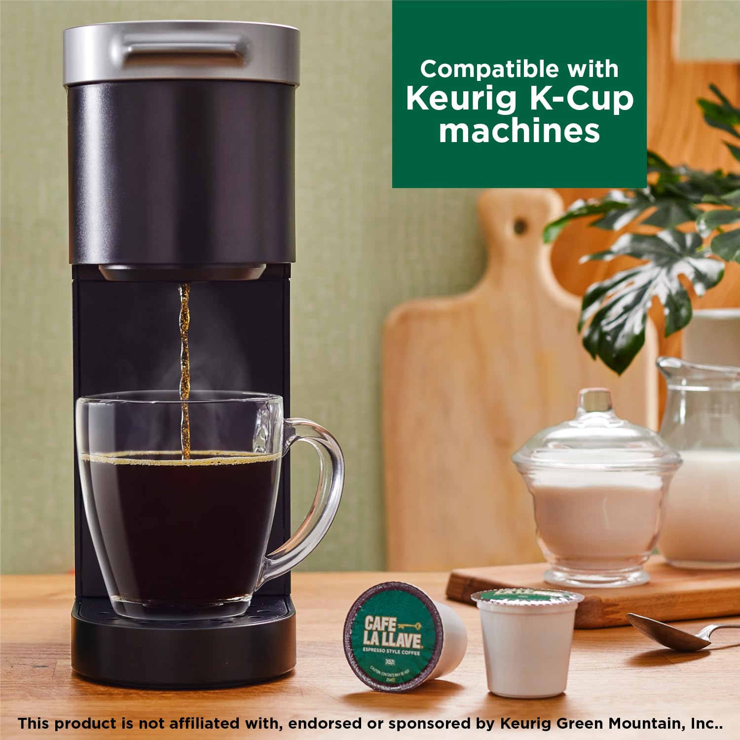 Cafe La Llave 24-count pack emphasizes convenient daily supply.