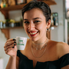 Moka pot brewing Cafe La Llave for a robust, full-bodied cup