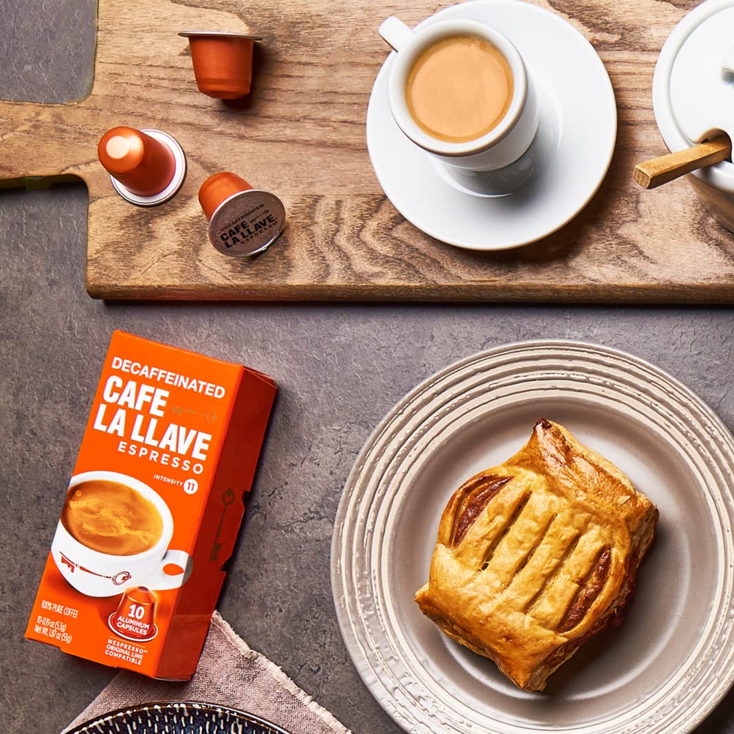 Cafe La Llave pods ideal for espresso, cortado, and latte