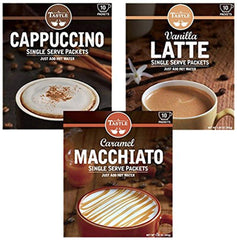 Cafe Tastlé cappuccino foam swirl for a rich morning pick-me-up
