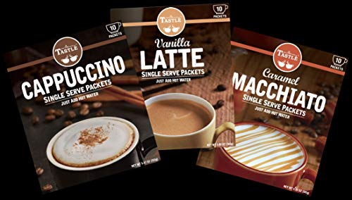 Cafe Tastlé Caramel Macchiato morning setup image invites a cozy daily ritual.