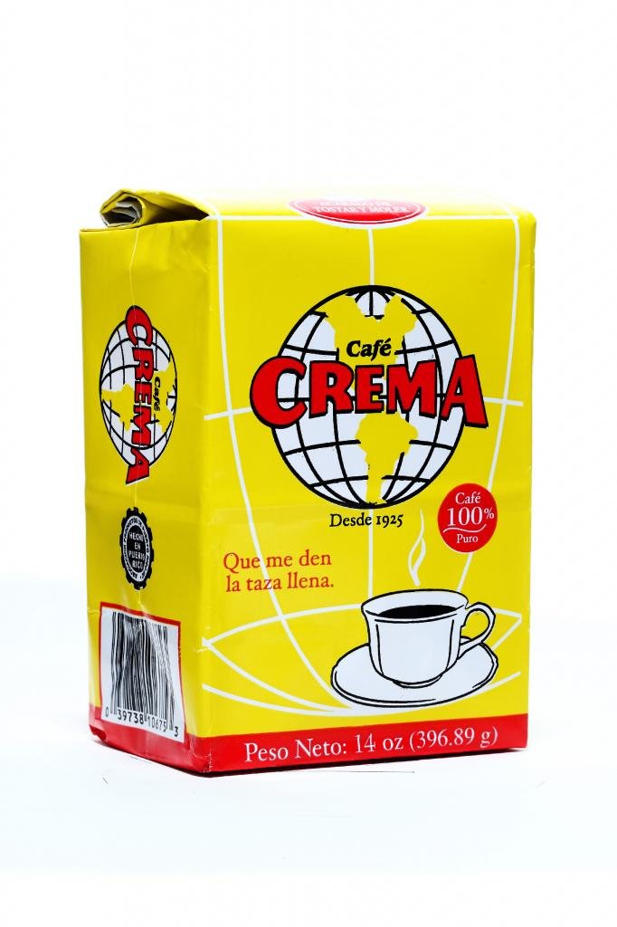 Cafe Crema ground coffee close-up highlighting creamy flavor and balance