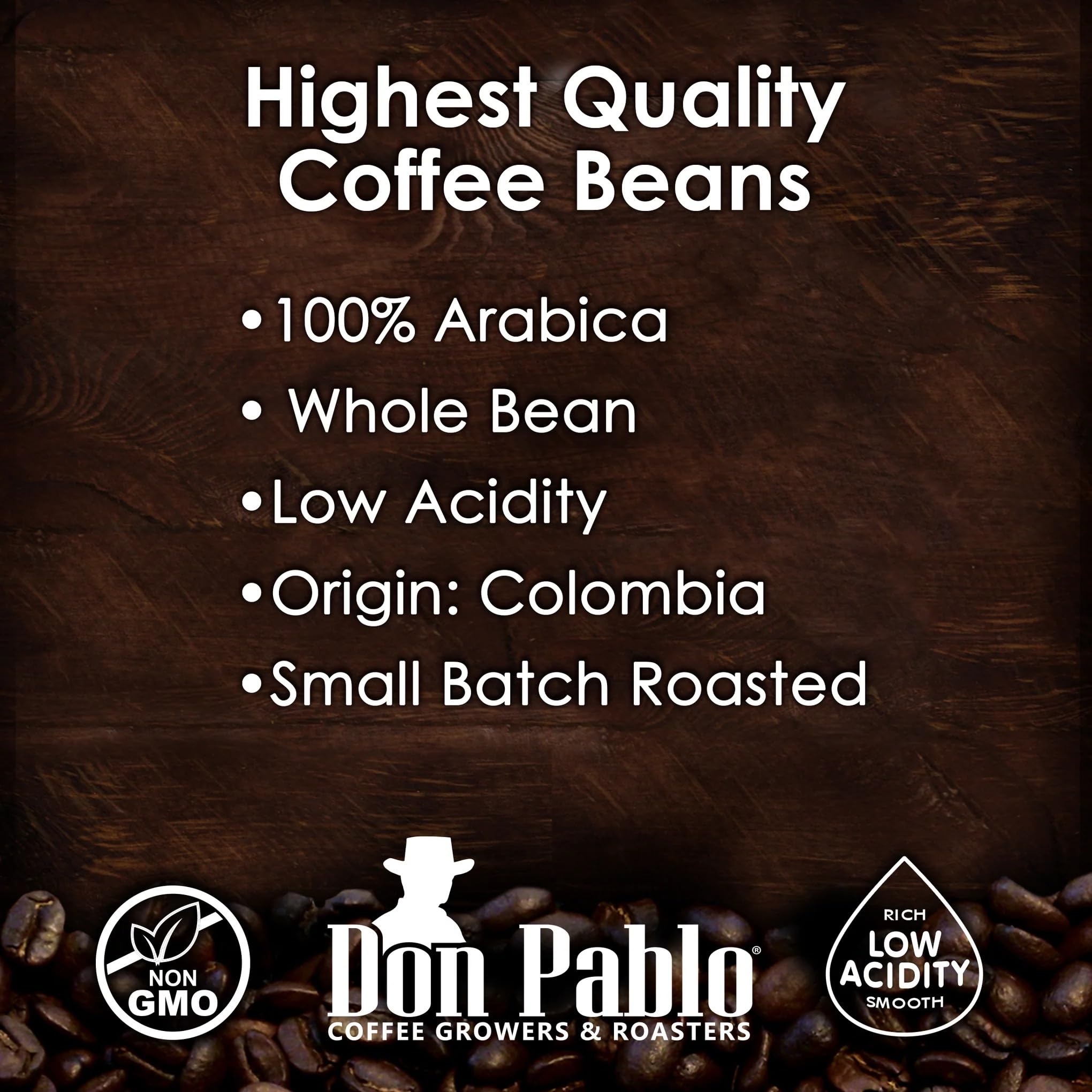 Cafe Don Pablo Supremo pour-ready beans deliver a balanced cup