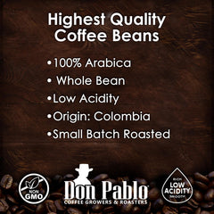 Cafe Don Pablo Supremo pour-ready beans deliver a balanced cup