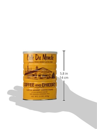 Cafe Du Monde chicory coffee bag front, easy storage and authentic at-home flavor