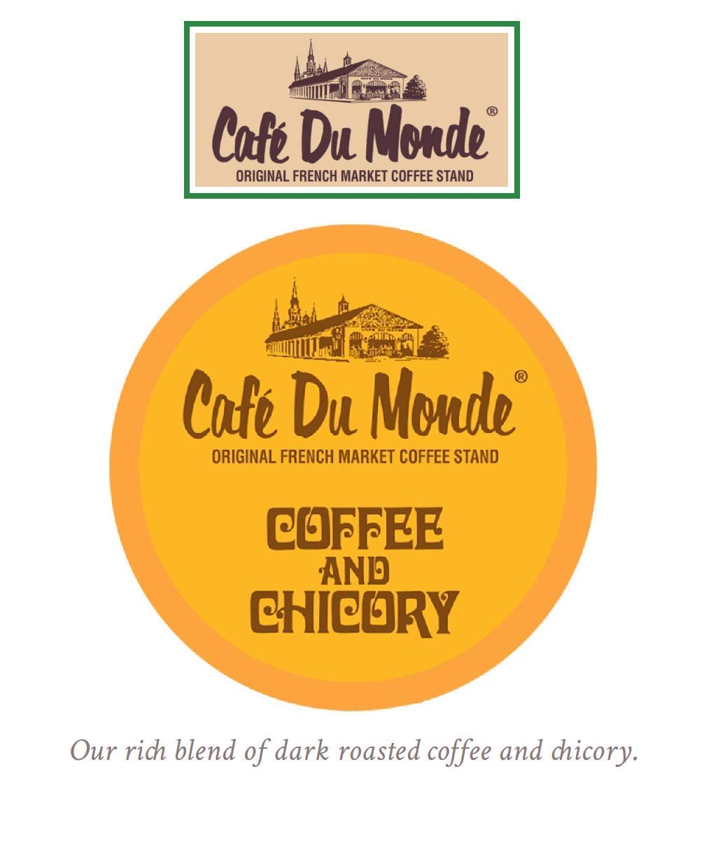Cafe Du Monde coffee chicory ready to brew for a cafe-style morning