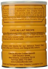 Cafe Du Monde coffee and chicory cup steam, yields a smooth, balanced cup
