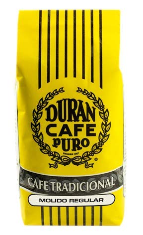 Cafe Duran Tradicional Panama ground coffee in a 425 g pack for a rich daily brew.