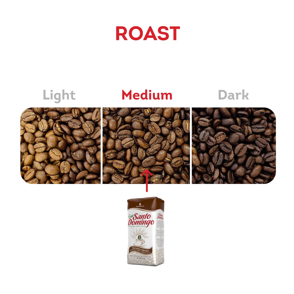 Aroma of caramel, vanilla, and hazelnut in Café Santo Domingo