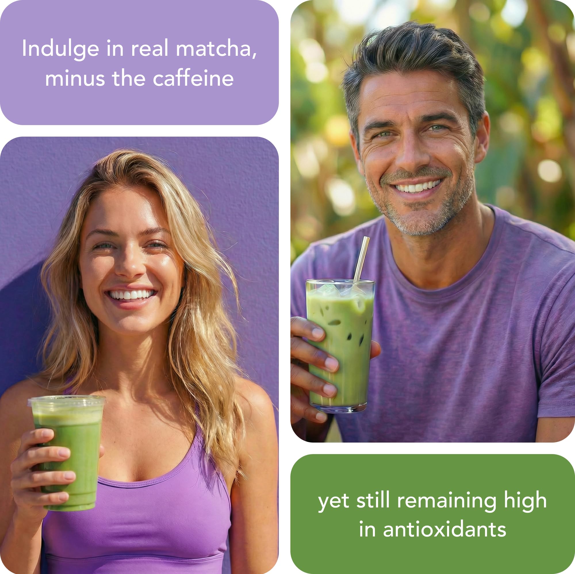 Caff Off matcha latte glass demonstrates versatile use beyond traditional whisking