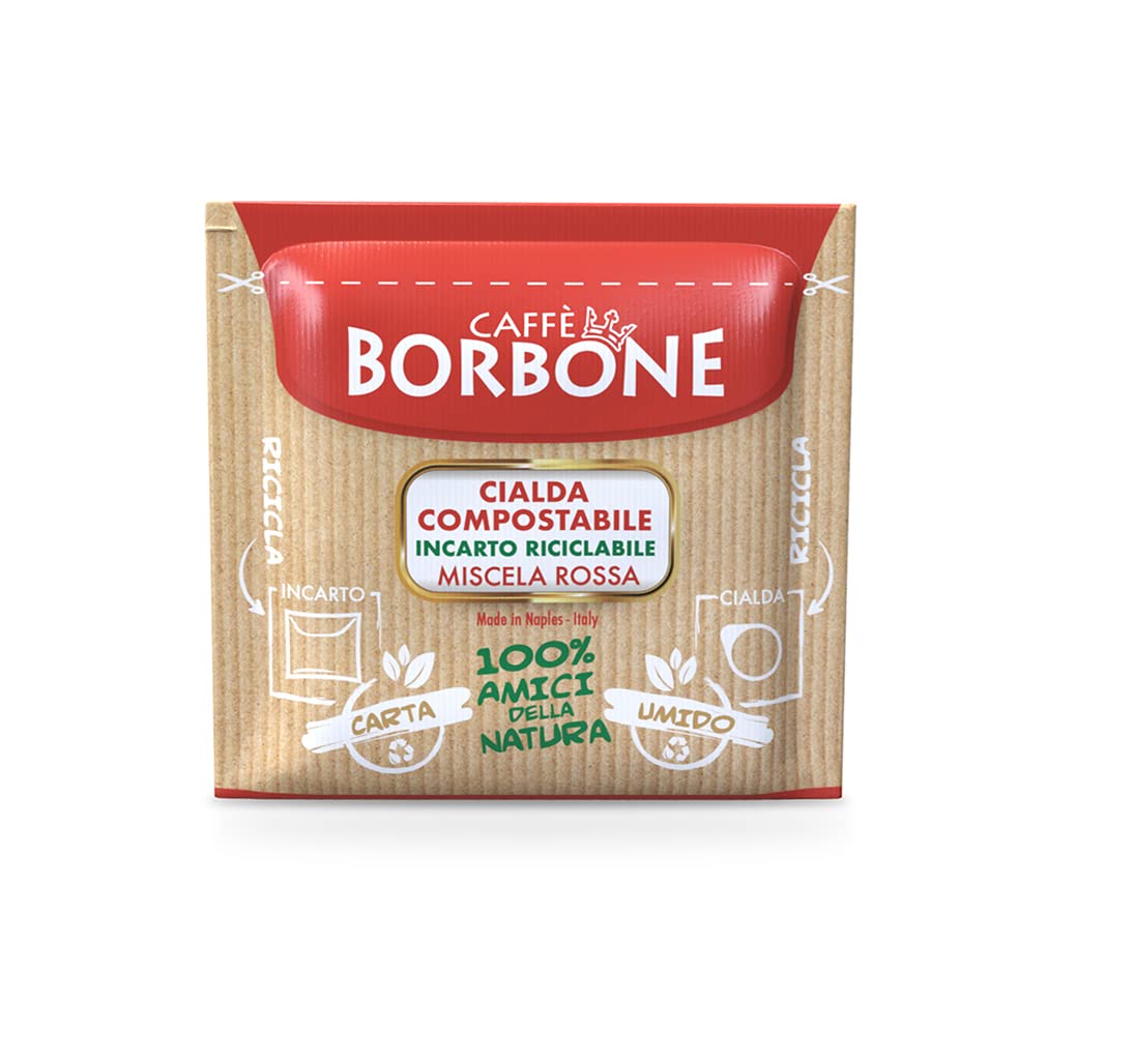 Caffè Borbone bold red blend espresso shot ready to brew.
