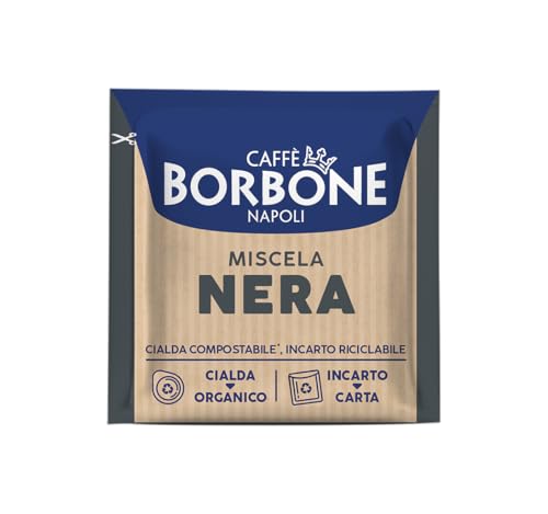 Caffè Borbone ESE Miscela Nera pod ready for quick espresso brewing.