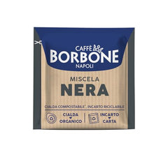 Caffè Borbone ESE Miscela Nera pod ready for quick espresso brewing.