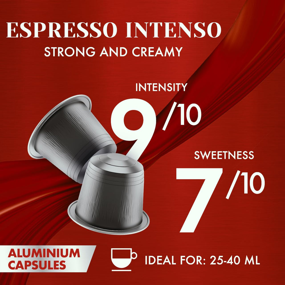 Caffe Borbone Espresso Intenso crema shot closeup with rich crema.