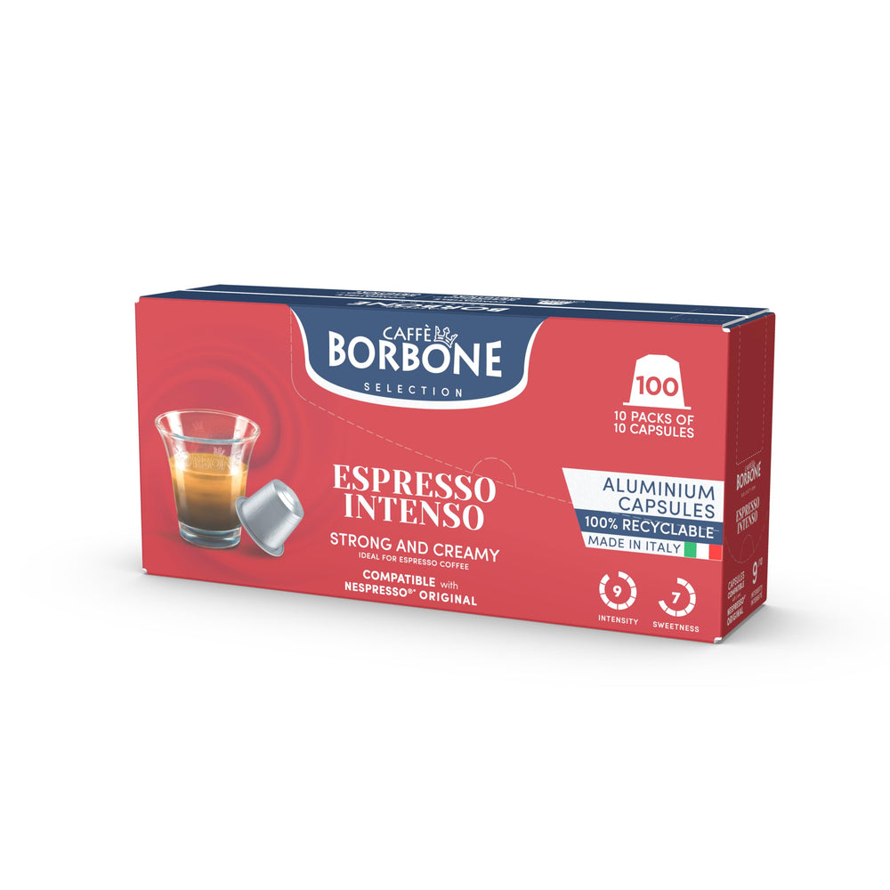 Caffe Borbone capsules on machine compatibility guide for Nespresso Original.