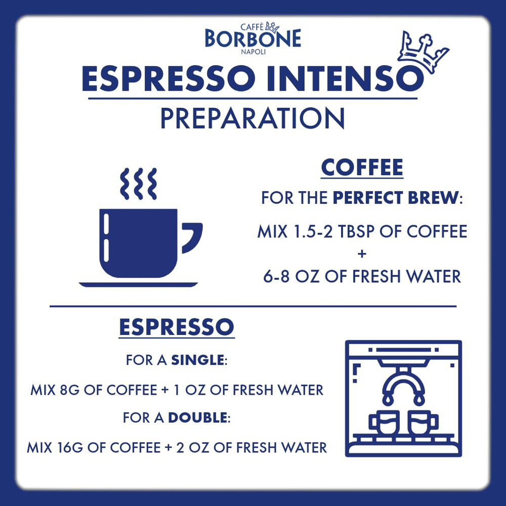 Caffè Borbone espresso-machine-ready-beans for rich, consistent shots.