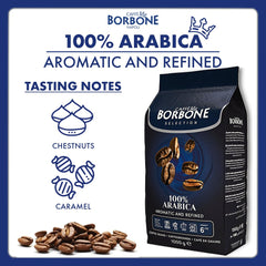 Caffè Borbone Neapolitan heritage imagery amplifies the authentic Italian coffee experience.