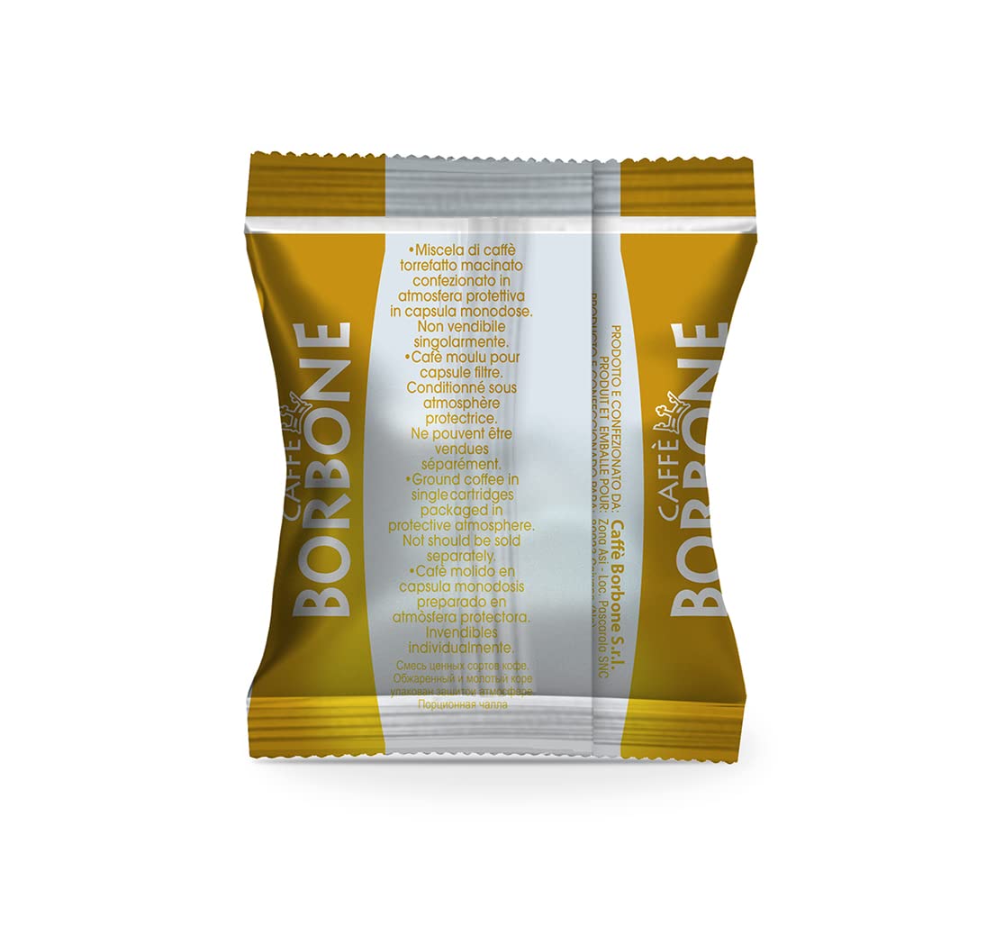 Caffè Borbone Respresso Gold capsules in Naples-inspired setting