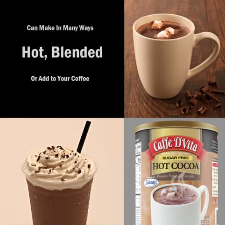 Caffe D'Vita made-in-USA label, gluten-free and kosher beverage mix.