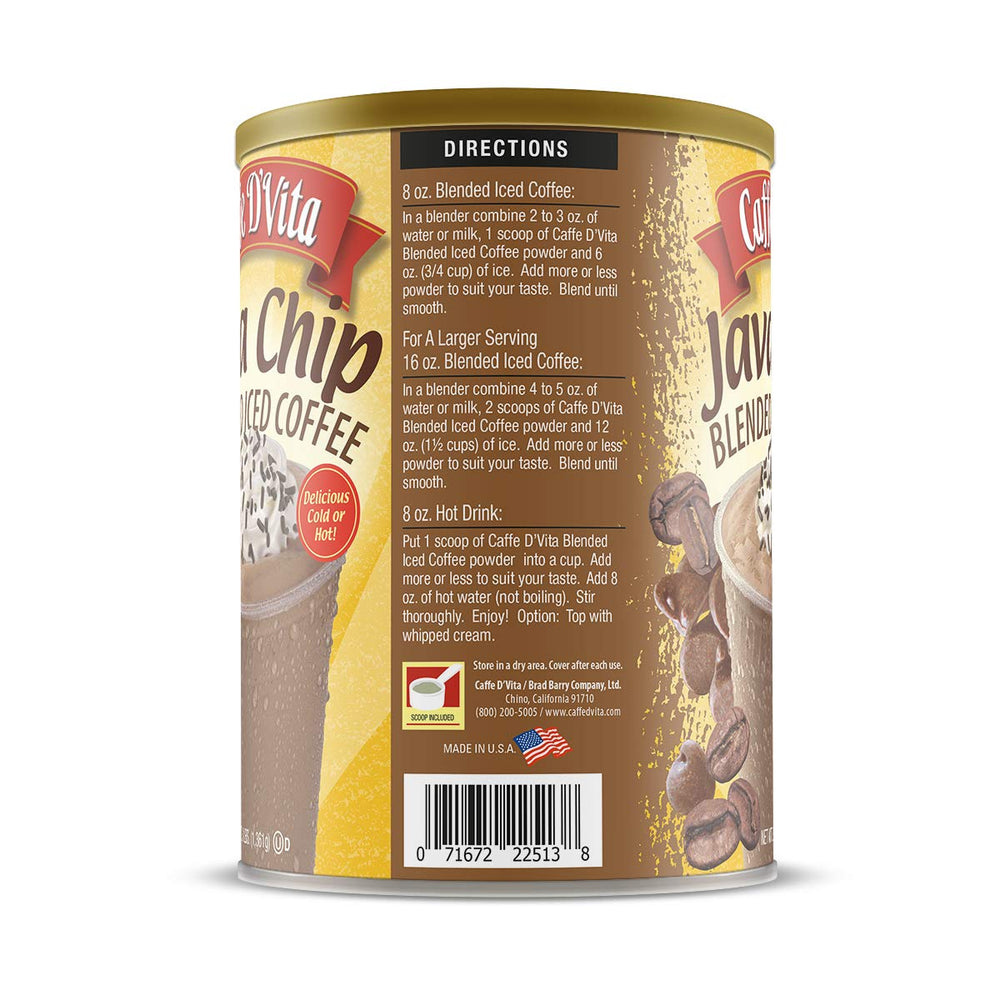 Caffe D'Vita USA-made premium ingredients for high-quality beverages.
