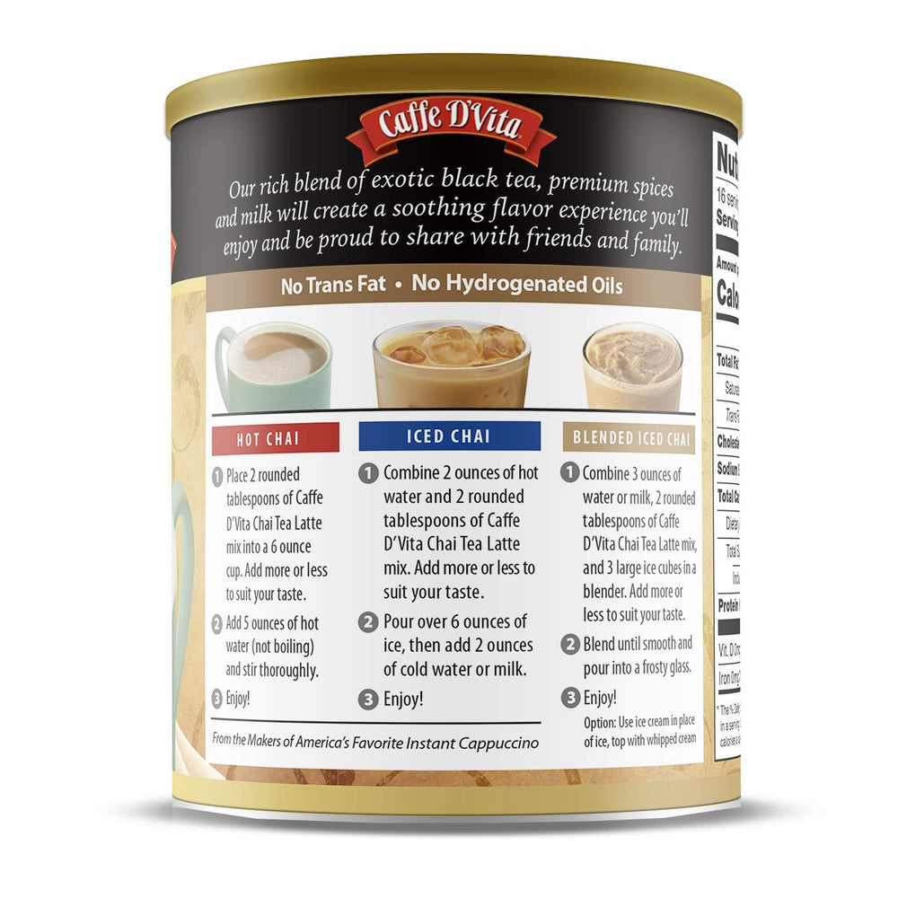 Close-up of the chai spice blend used in Caffe D'Vita Spiced Chai Latte Mix.