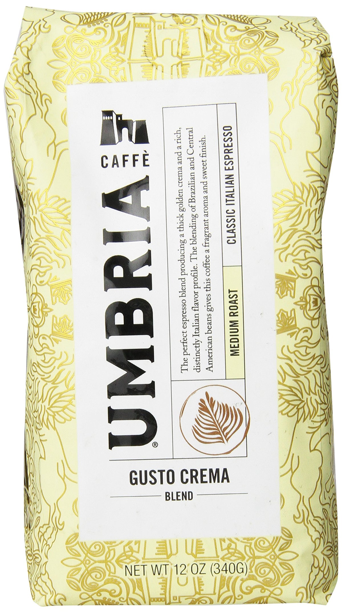 CAFFÈ UMBRIA Fresh Seattle whole bean bag for versatile brewing.