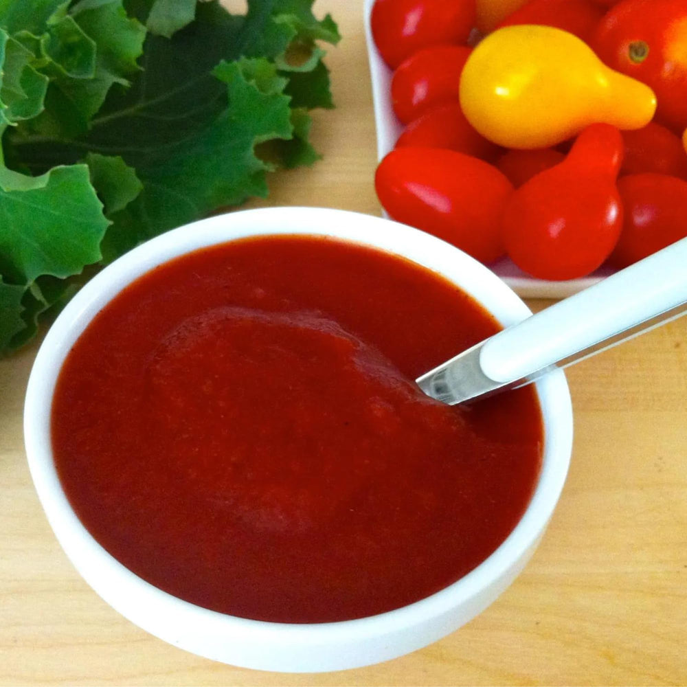 Cajun Chef Louisiana Hot Sauce serving suggestion; enhances seafood and gumbo at table.