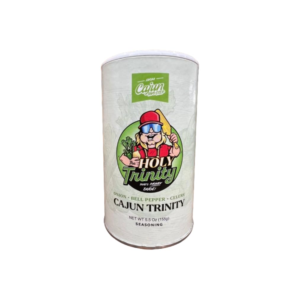 Cajun Two Step jar closeup highlights bold aroma for quick flavor boosts.
