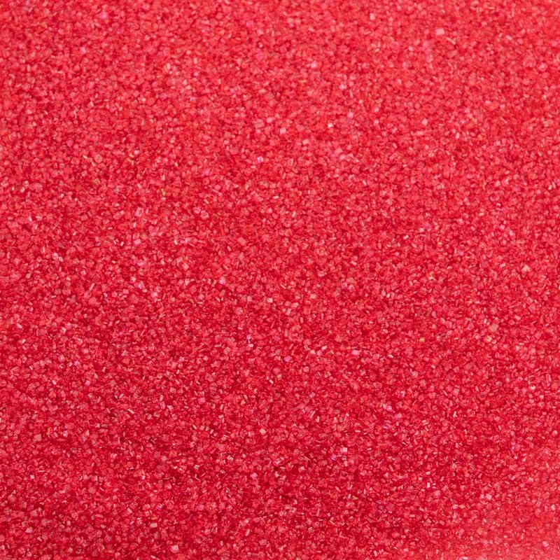 Cake Mate red sanding sugar on cookies finishes festive sparkle.