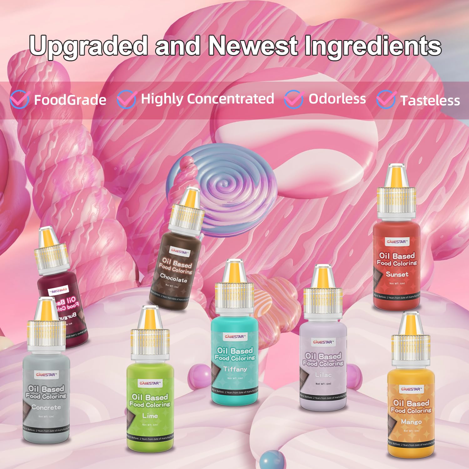 CAKESTAR chocolate melts coloring for glossy chocolate coatings