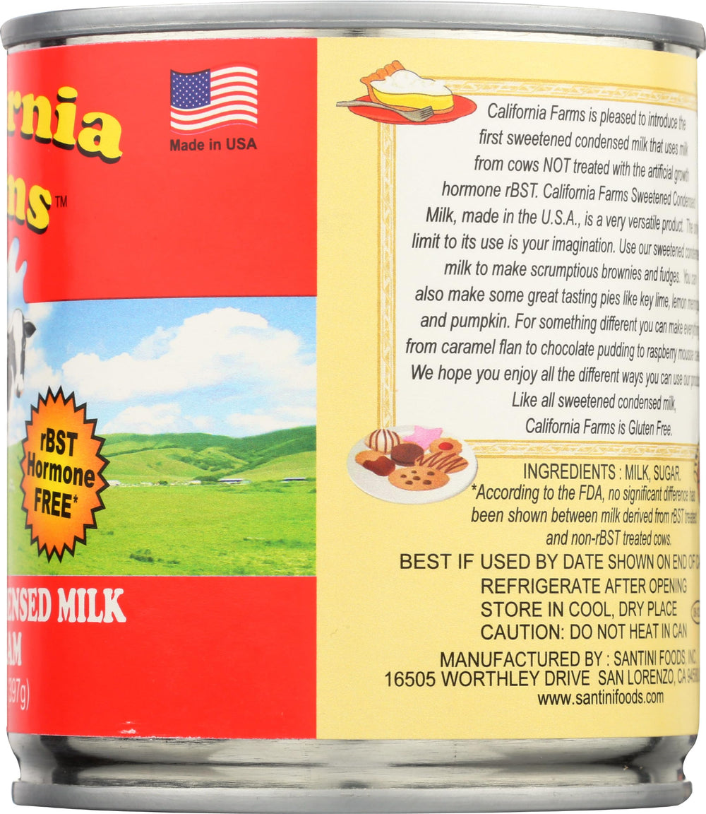Dessert being drizzled with Califia Farms sweetened condensed milk