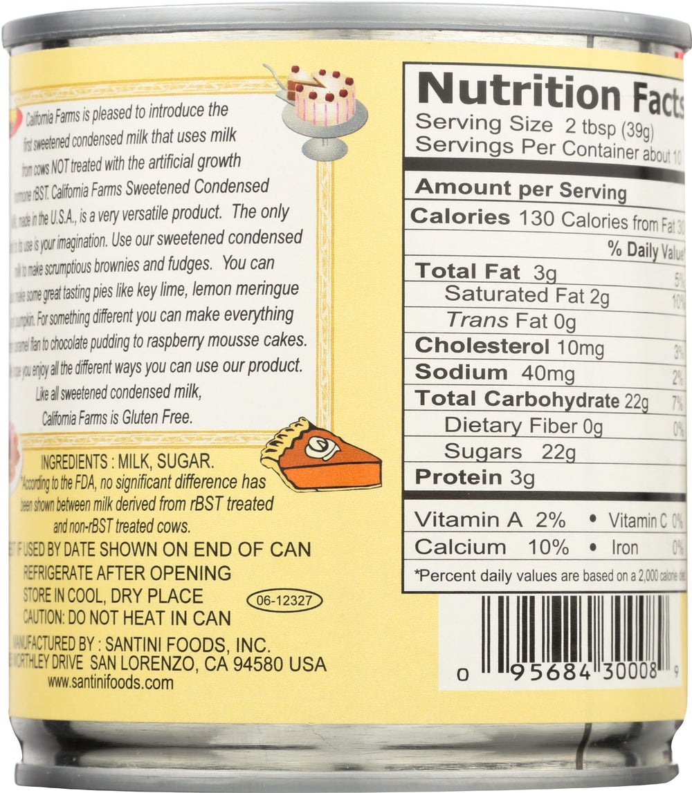 Pouring Califia Farms condensed milk for coffee or baking