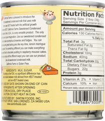 Pouring Califia Farms condensed milk for coffee or baking