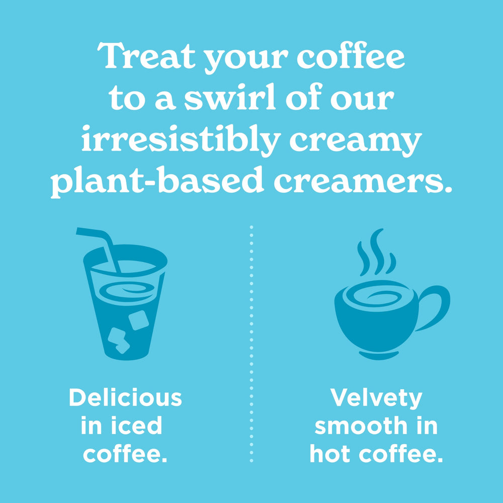 Califia Farms six-pack creamer bottles for easy pantry storage and daily use.