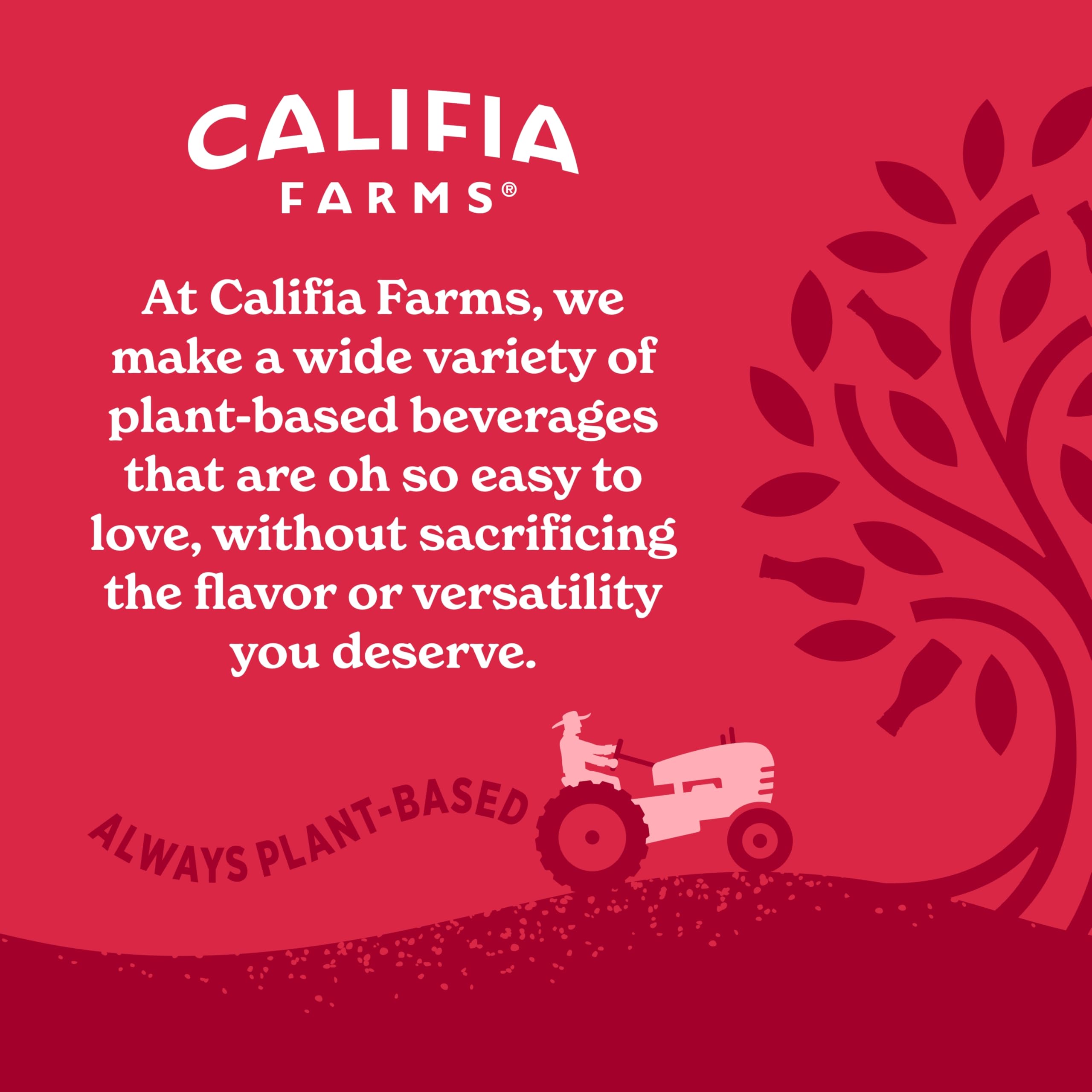 Barista-style drinks with Califia Farms Cold Brew poured at home.