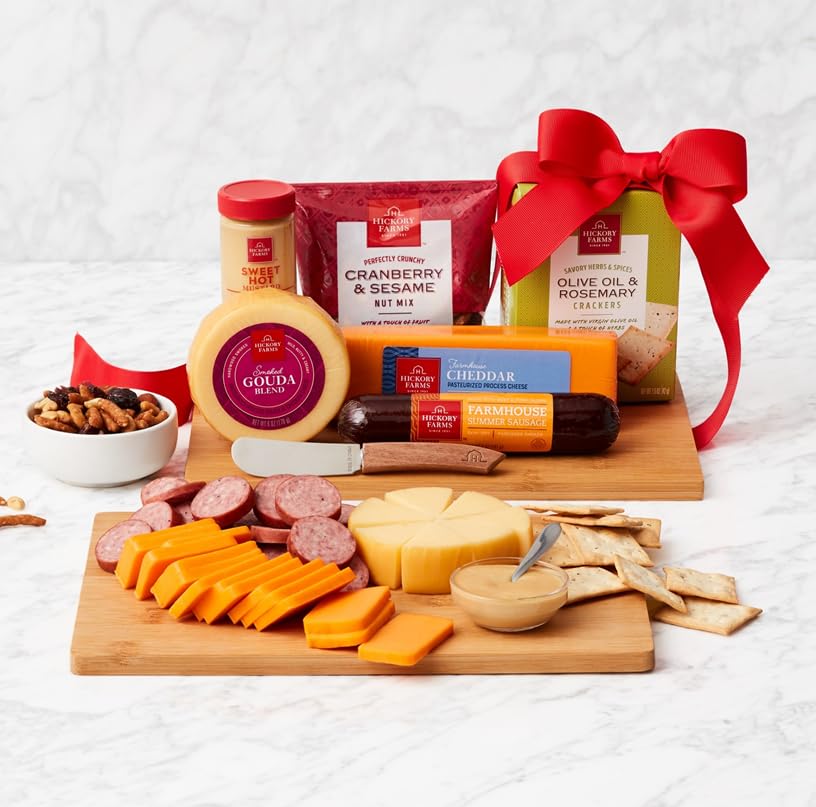 California Delicious cheeseboard presented on a wooden board for easy entertaining
