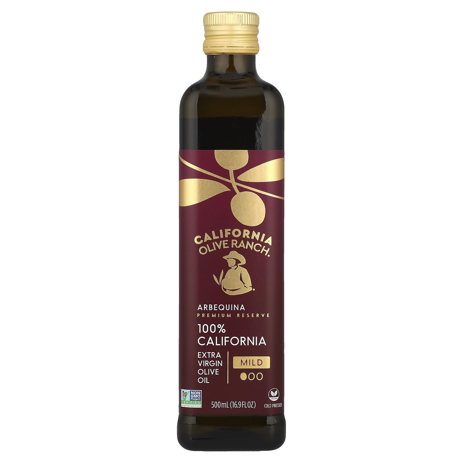 California Olive Ranch California Reserve Arbequina bottle for fresh fruity salad dressing.