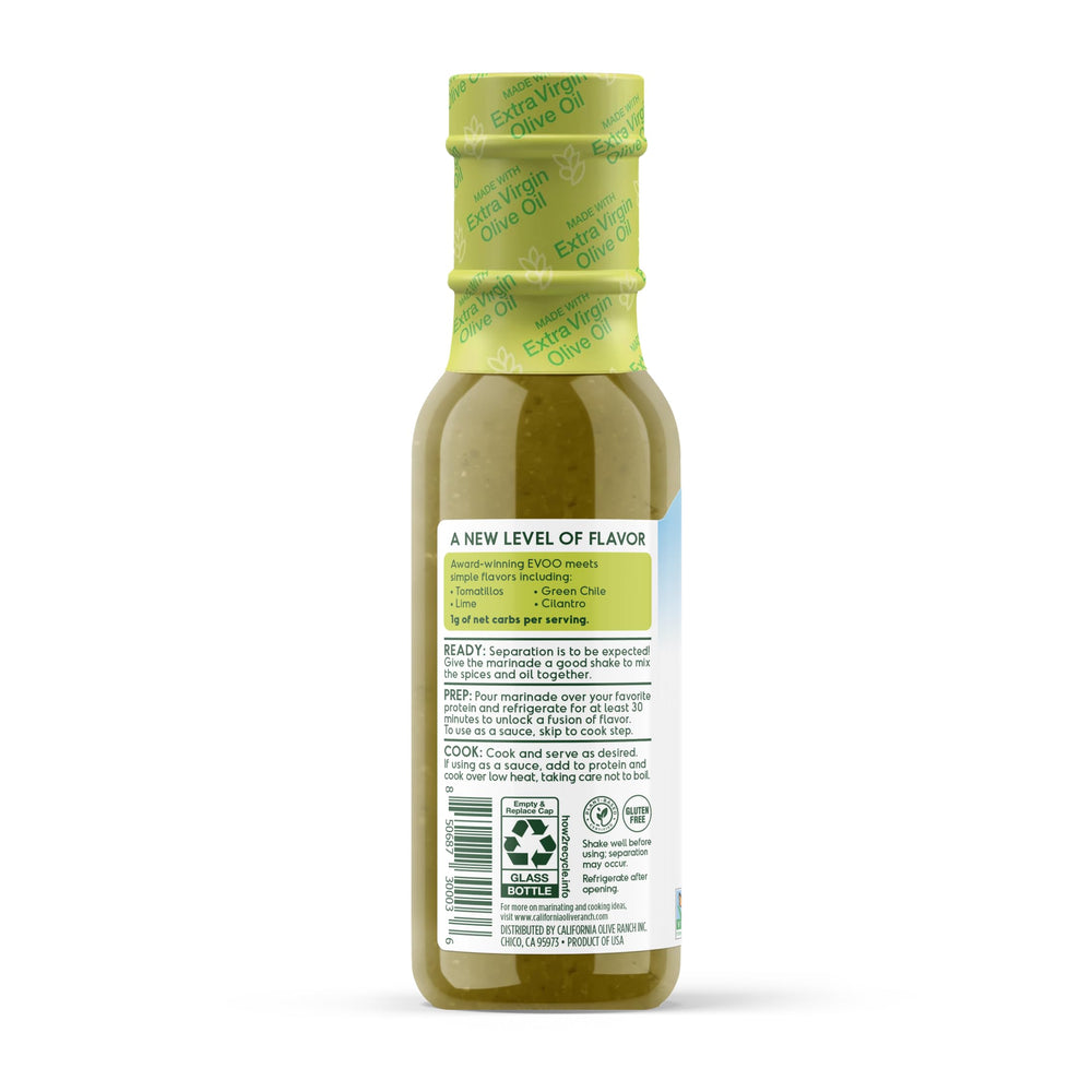 California Olive Ranch Chile Lime Verde Marinade on vegetables for grilling