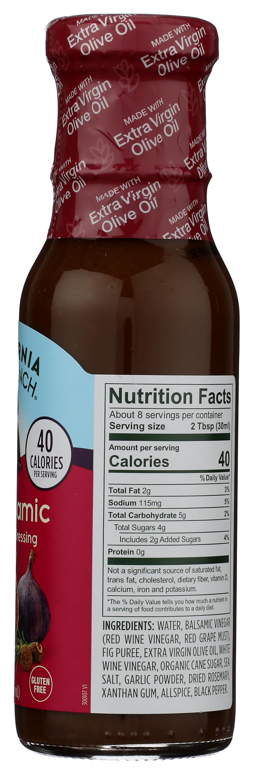 California Olive Ranch Vinaigrette Fig Balsamic marination bowl suggests flavorful meat care.
