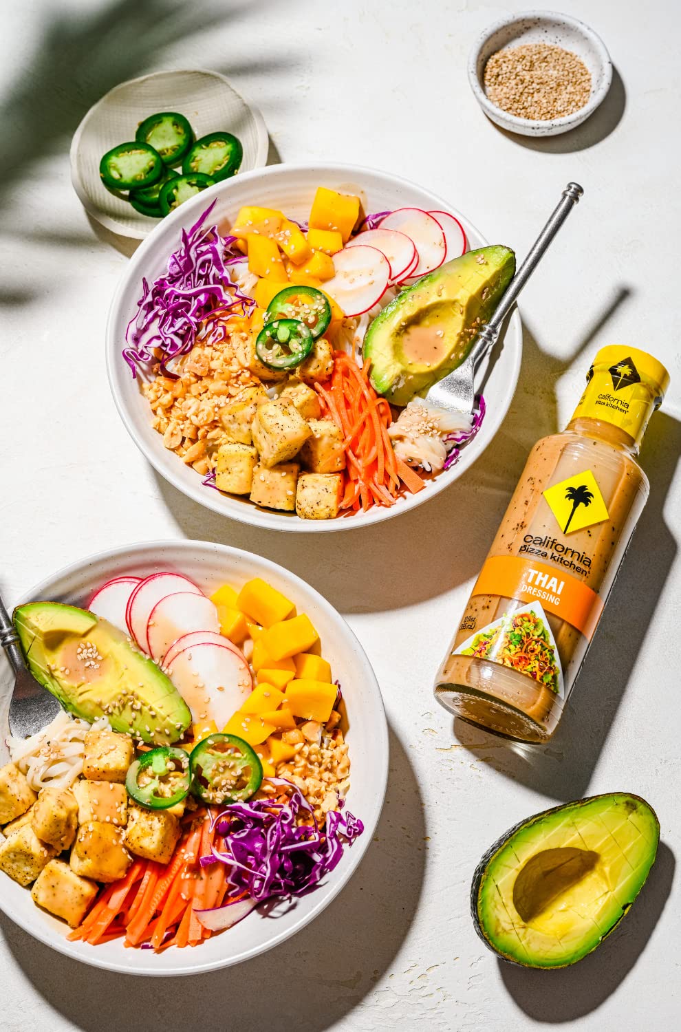 California Pizza Kitchen Thai Dressing as a dipping sauce for spring rolls