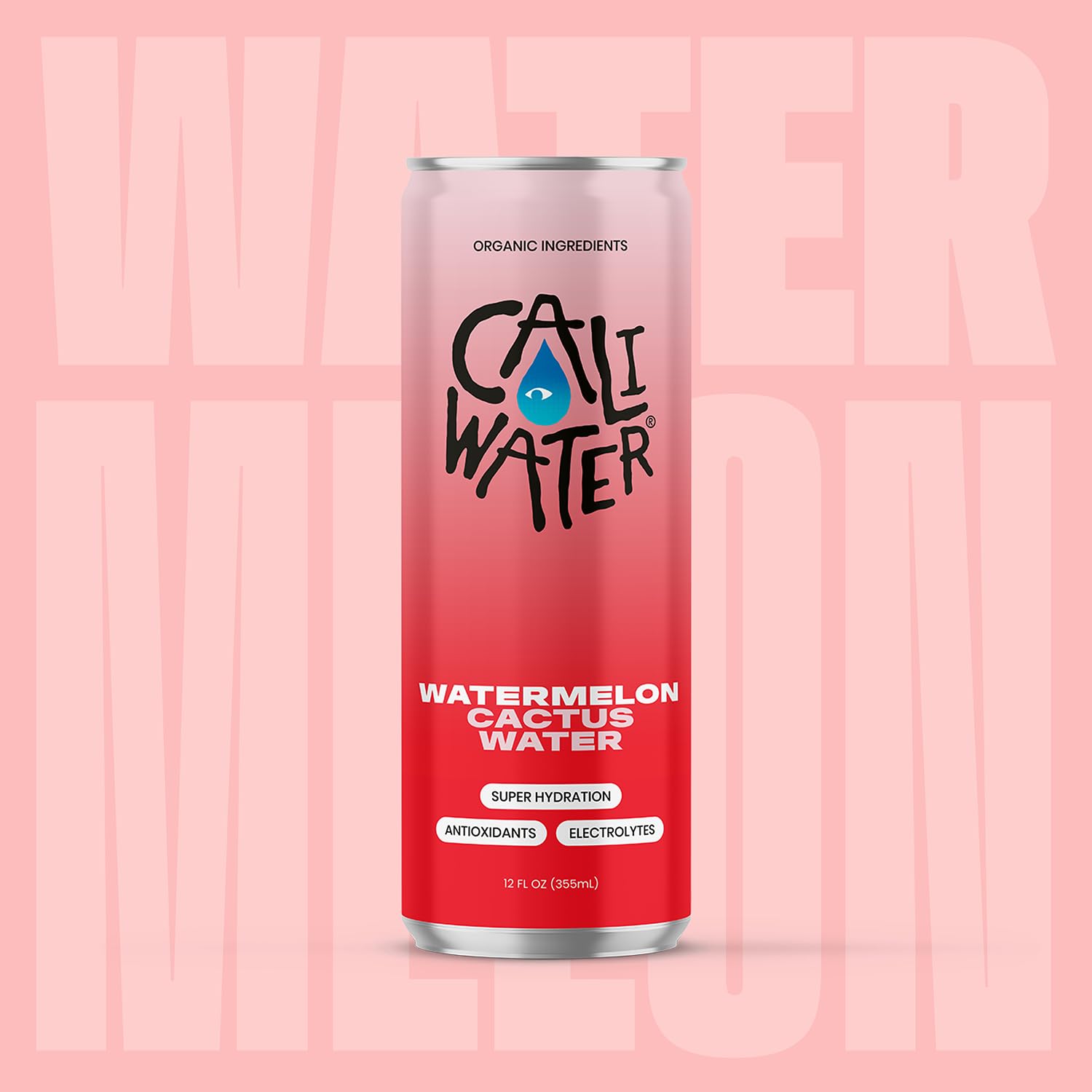 CALIWATER drink being poured into a glass for quick refreshment