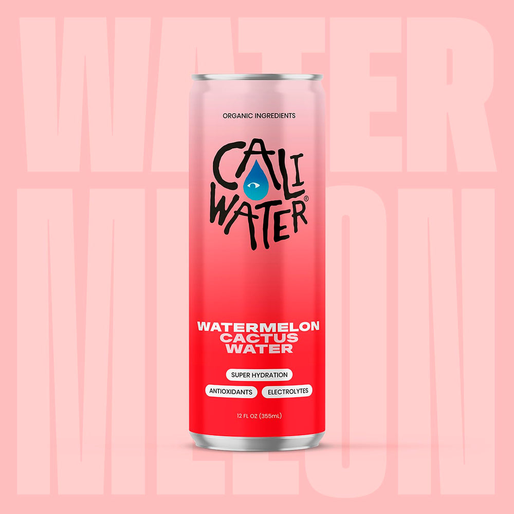 CALIWATER drink being poured into a glass for quick refreshment