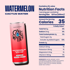 CALIWATER Wild Prickly Pear can with natural electrolytes for balanced hydration