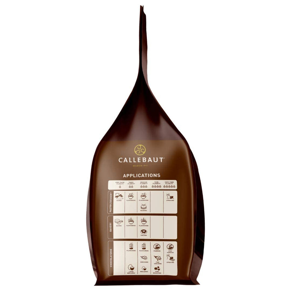 Callebaut callets used for enrobing pralines with a glossy finish.