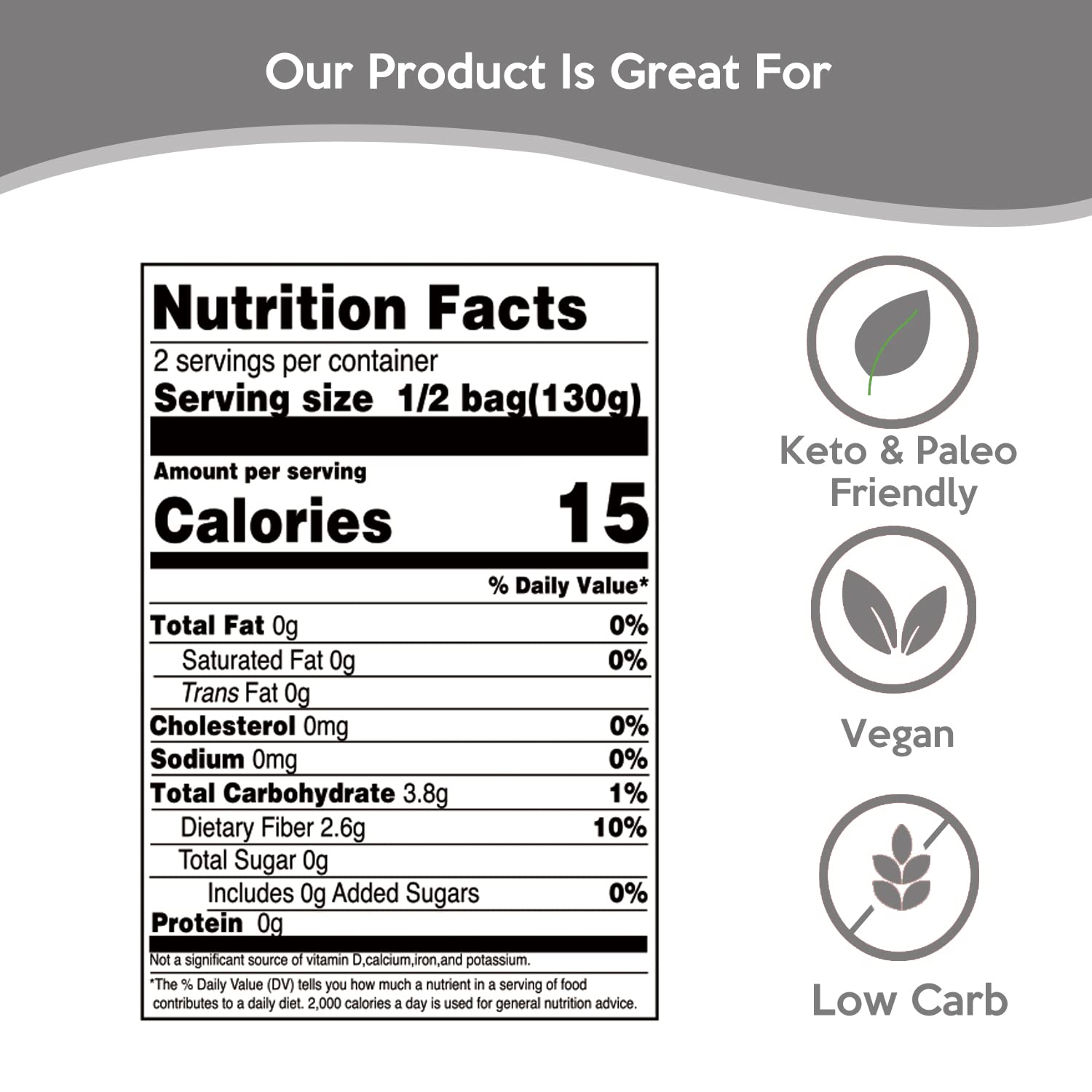 Caloless Konjac Angel Hair ready-to-heat dish for quick, light meals.