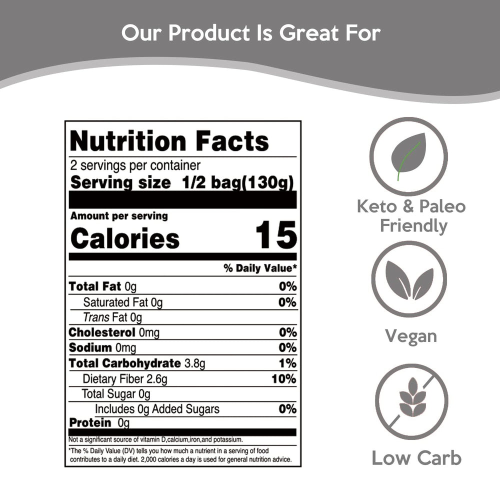 Caloless Konjac Angel Hair ready-to-heat dish for quick, light meals.